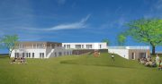 kleur render voor nieuwe jeugdlokalen Hooglede door ROBUUST architectuur en onderzoek